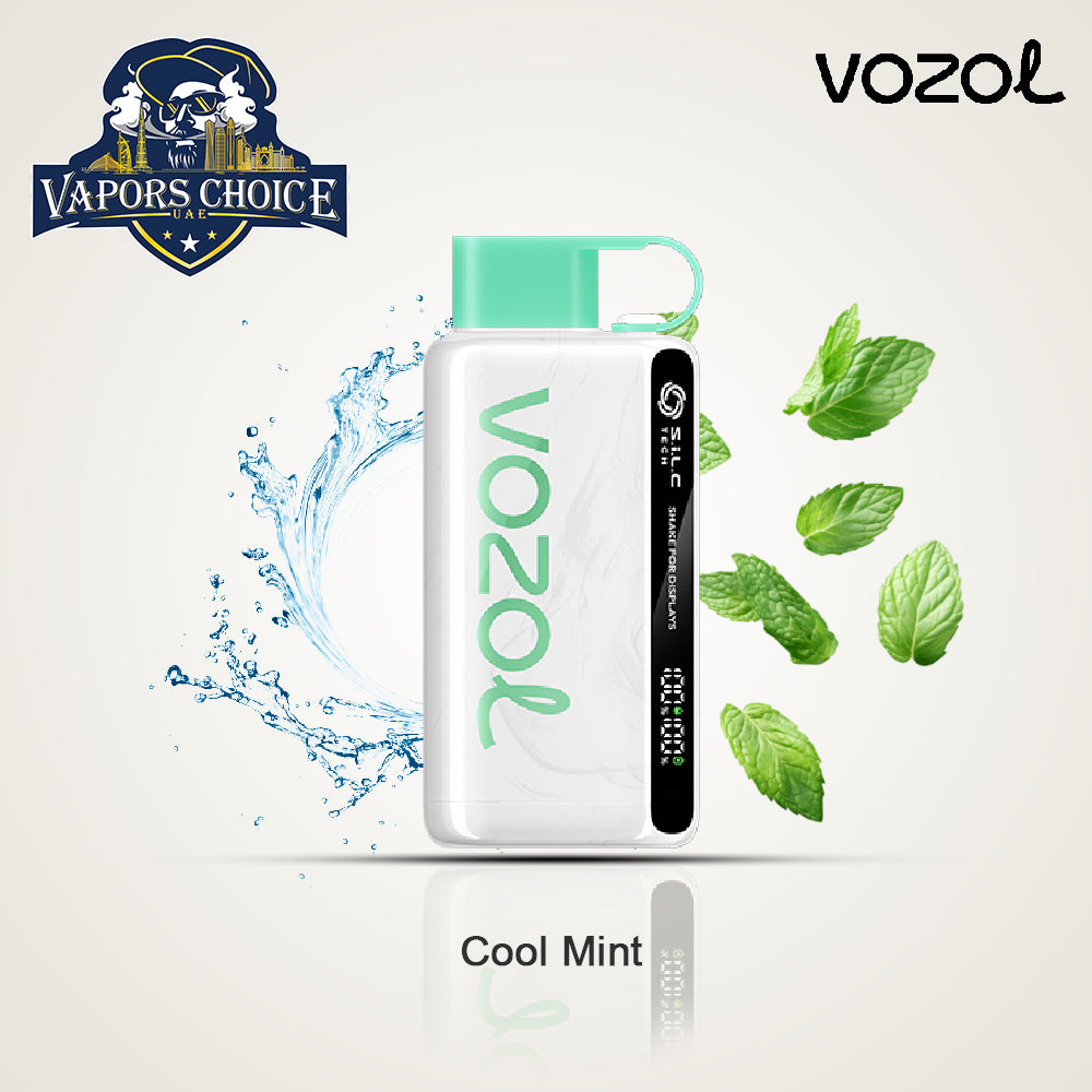 VOZOL STAR (50mg) 12000 PUFFS - DISPOSABLE VAPE Cool Mint UAE A Ain